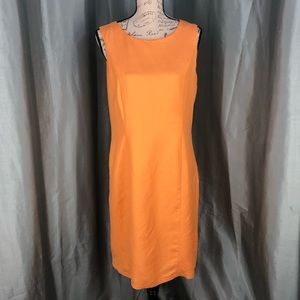 Chadwick’s orange shift dress